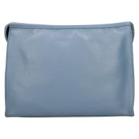 Női bőr crossbody kézitáska Italia Gisell - világoskék