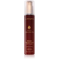 L'anza Keratin Healing Oil Bond Smooter Styler kura brez spiranja za sijaj in mehkobo las 140 ml