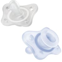 Chicco Physio Forma Mini Soft 0-2m пустушка Blue/Transparent 2 кс