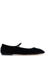 10mm Uma Velvet Ballerina Flats