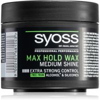 Syoss Max Hold стилизиращ восък с екстра силна фиксация 150 мл.