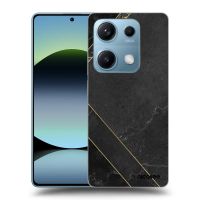 Silikónový čierny obal pre Xiaomi Redmi Note 14S - Black tile