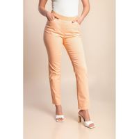 Große Größen Hose Mit Gummibund, Apricot