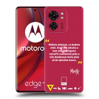 Silikónový prehľadný obal pre Motorola Edge 40 - Kazma - MŮŽETE DOKÁZAT, CO BUDETE CHTÍT