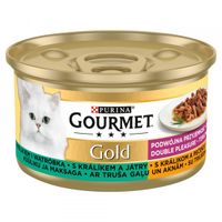 Gourmet Gold s králíkem a játry 85g