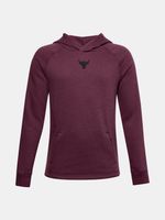 Under Armour Project Rock Sweatshirt Kinder Rot