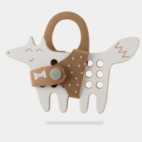 Milin Small Wooden Lacing Toy Fox розвивальна іграшка 15 cm x 8,5 cm x 0,7 cm 1 кс