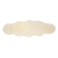 Linea Natura OVČIA KOŽUŠINA, 55/160 cm, biela