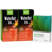 Slim & Balance Paket: EstroLux & 2x WaterOut | Abnehmen, Detox und Hormongleichgewicht | Speziell für Frauen | 30-Tage Kur | Sensilab