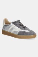 Gant sneakers din piele Cuzima culoarea argintiu, 31531043