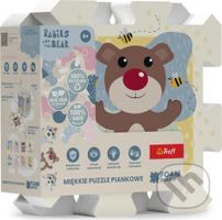 Pěnové puzzle: Děti a medvídek - puzzle z kategorie Maxi dílky