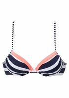 KangaROOS Bikini gornji dio  mornarsko plava / marelica / bijela