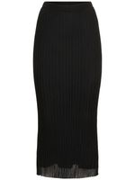 Album1234 Sheer & Knit 2-piece Skirt