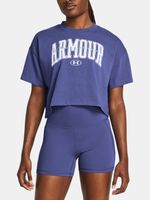 Under Armour UA HW Scripted WM Crop SS Tricou Violet