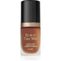 Too Faced Born This Way Flawless Coverage Natural Finish Foundation puder s visokim prekrivanjem za prirodan izgled nijansa Spiced Rum 30 ml