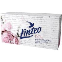 Linteo Paper Tissues Two-ply Paper, 150 pcs per box papirnati robčki 150 kos