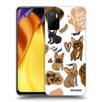 Silikónový čierny obal pre Xiaomi Poco M3 Pro 5G - Frenchies
