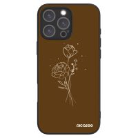 ULTIMATE CASE pro Apple iPhone 16 Pro Max - Brown flowers