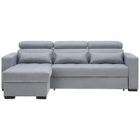 Carryhome ROHOVÁ SEDAČKA, textil, modrosivá