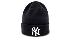 New Era MLB essential cuff knit NEYYAN - Pánske - Čapica New Era - Čierne - 12122728 - Veľkosť: One size