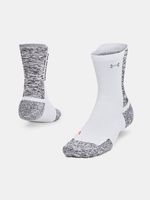 Under Armour UA AD Run Cushion Mid Socken Weiß