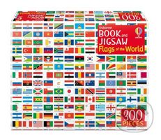 Usborne Book and Jigsaw Flags of the World - Sue Meredith, Ian McNee (Ilustrátor), Jos Poels (Ilustrátor) - puzzle z kategorie Dětské puzzle