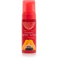 The Somerset Toiletry Co. Tropical Fruits Strawberry & Papaya Reinigungsschaum für den Körper 140 ml
