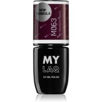 MYLAQ UV Gel Polish géles körömlakk árnyalat My Cranberry Juice 5 ml