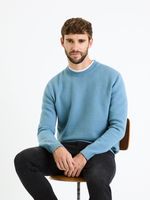 Celio Beclo Pullover Blau