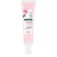 Klorane Peony Soothing Light Cream leichte, beruhigende Creme für empfindliche Oberhaut 40 ml