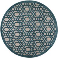 Kusový koberec Piatto Oro Blue kruh 160x160 cm