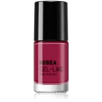 NOBEA Day-to-Day Gel-like Nail Polish lakier do paznokci z żelowym efektem odcień Pomegranate red #N45 6 ml