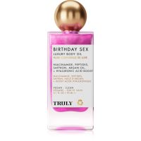 Truly Birthday Sex vlažilno olje za telo s hialuronsko kislino 90 ml