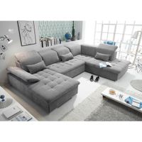 MID.YOU SEDACÍ SOUPRAVA, textil, šedá