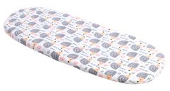 Medi Partners Fitted sheet for a stroller - cotton - Gray hedgehogs