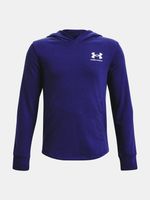 Under Armour UA Rival Terry Hoodie Sweatshirt Kinder Blau