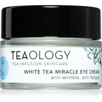 Teaology Anti-Age White Tea Miracle Eye Cream krema za predel okoli oči za korekcijo temnih kolobarjev in gub 15 ml