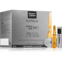 MartiDerm Platinum Photo Age HA+ anti-aging Gesichtsserum in Ampullen mit Vitamin C 30x2 ml