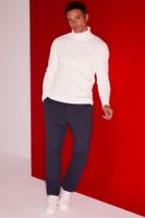 DEFACTO Pants Tailored Regular Fit Basic Plain Pocket Straight Leg D3707ax24au