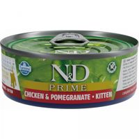 Konzerva N&D Cat Prime Chicken&Pomegranate Kitten 70g