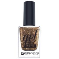 bellaoggi Gel Effect Glitter Nail Polish - Funky Gold