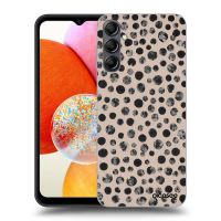 Silikónový čierny obal pre Samsung Galaxy A15 A155F 4G - Dots