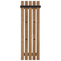 VEŠIAKOVÝ PANEL, prírodná farba, čierna, dub, 40/120/22 cm