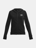 Under Armour Rival Fleece LU FZ Mikina dětská Černá