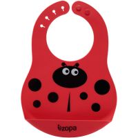 Zopa Silicone Bib σαλιάρα Ladybird 1 τμχ