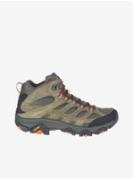 Zelené pánské kotníkové outdoorové tenisky MERRELL Moab 3 Mid GTX