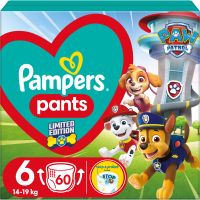 Pampers Pants Paw Patrol Size 6 hlačne plenice za enkratno uporabo 14-19 kg 60 kos