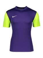NIKE Tehnička sportska majica  limeta zelena / ljubičasta / bijela