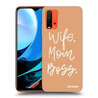 Silikónový prehľadný obal pre Xiaomi Redmi 9T - Boss Mama