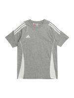 ADIDAS PERFORMANCE Tehnička sportska majica 'TIRO24'  siva / bijela